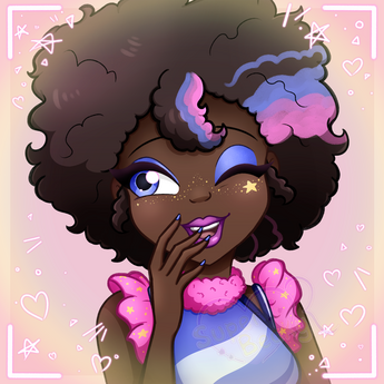 Winx Style Doodle Portrait #2